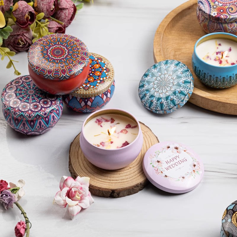 Orélia Maison™ — Bougie Parfumée aux Fleurs Séchées
