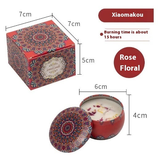 Orélia Maison™ — Bougie Parfumée aux Fleurs Séchées