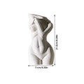 Orélia Maison™ — Vase Décoratif Silhouette Humaine féminine en Céramique