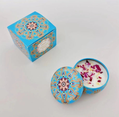 Orélia Maison™ — Bougie Parfumée aux Fleurs Séchées