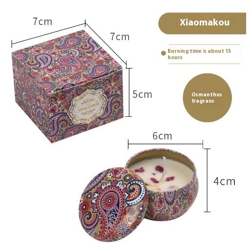 Orélia Maison™ — Bougie Parfumée aux Fleurs Séchées